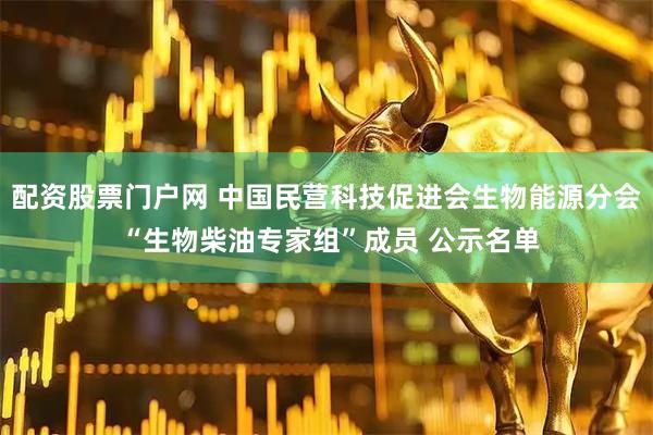 配资股票门户网 中国民营科技促进会生物能源分会 “生物柴油专家组”成员 公示名单
